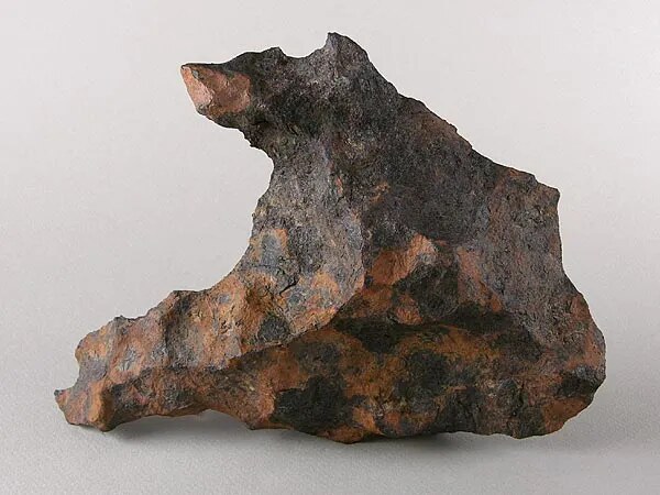 A fragment of the Canyon Diablo meteorite, used by Clair Patterson to calculate the age of Earth