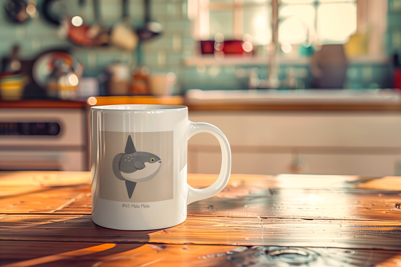 Mola mola mug from California Curated's species series